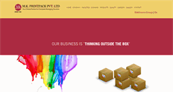 Desktop Screenshot of mkprintpack.com